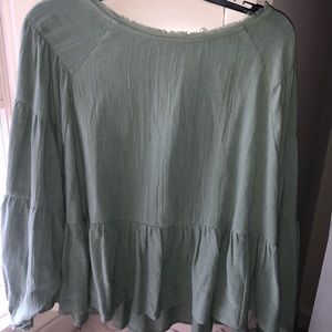 Free People loose, linen top.